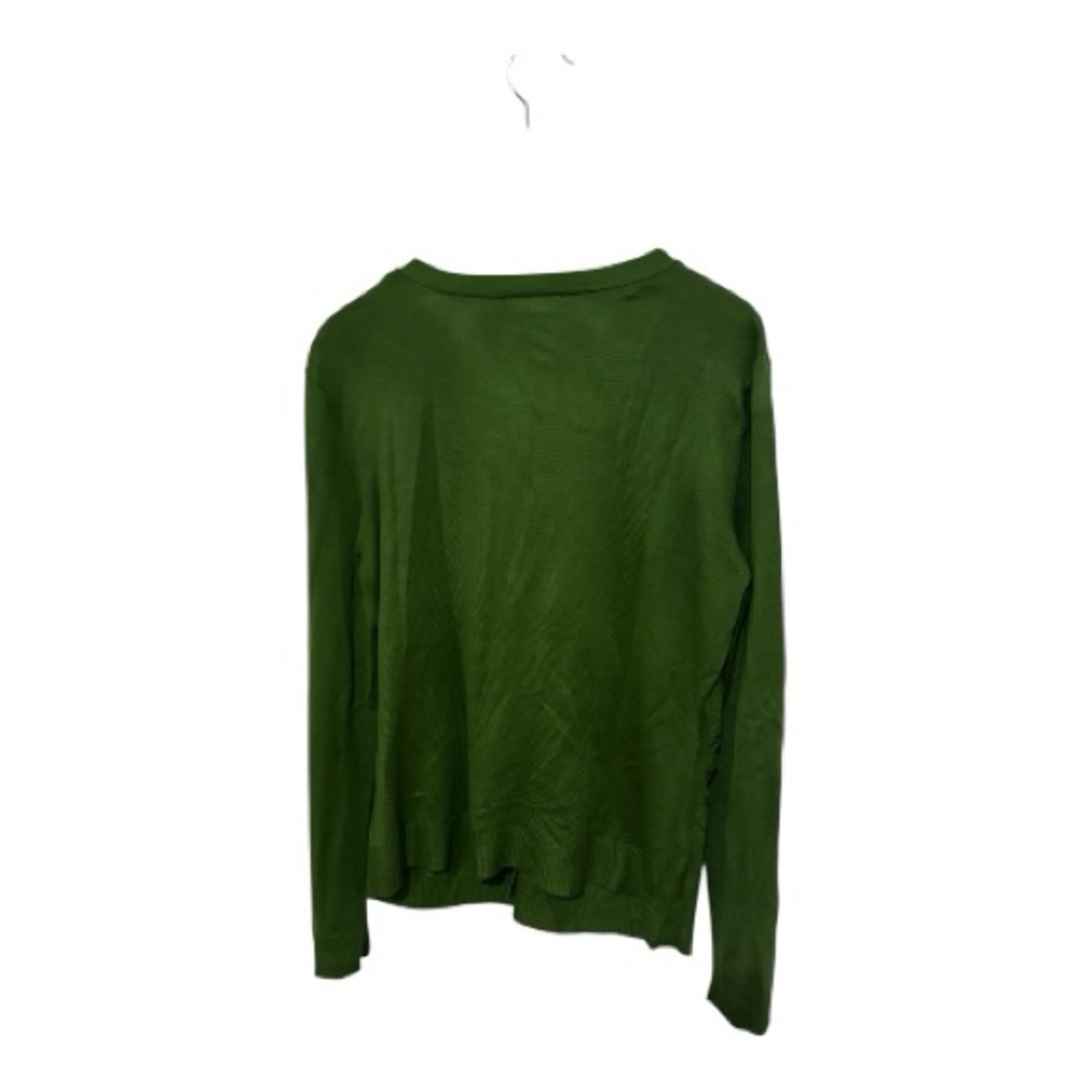 New York & Company Acrylic Cardigan Button up Sweater Women's Size L Green - Picture 7 of 12